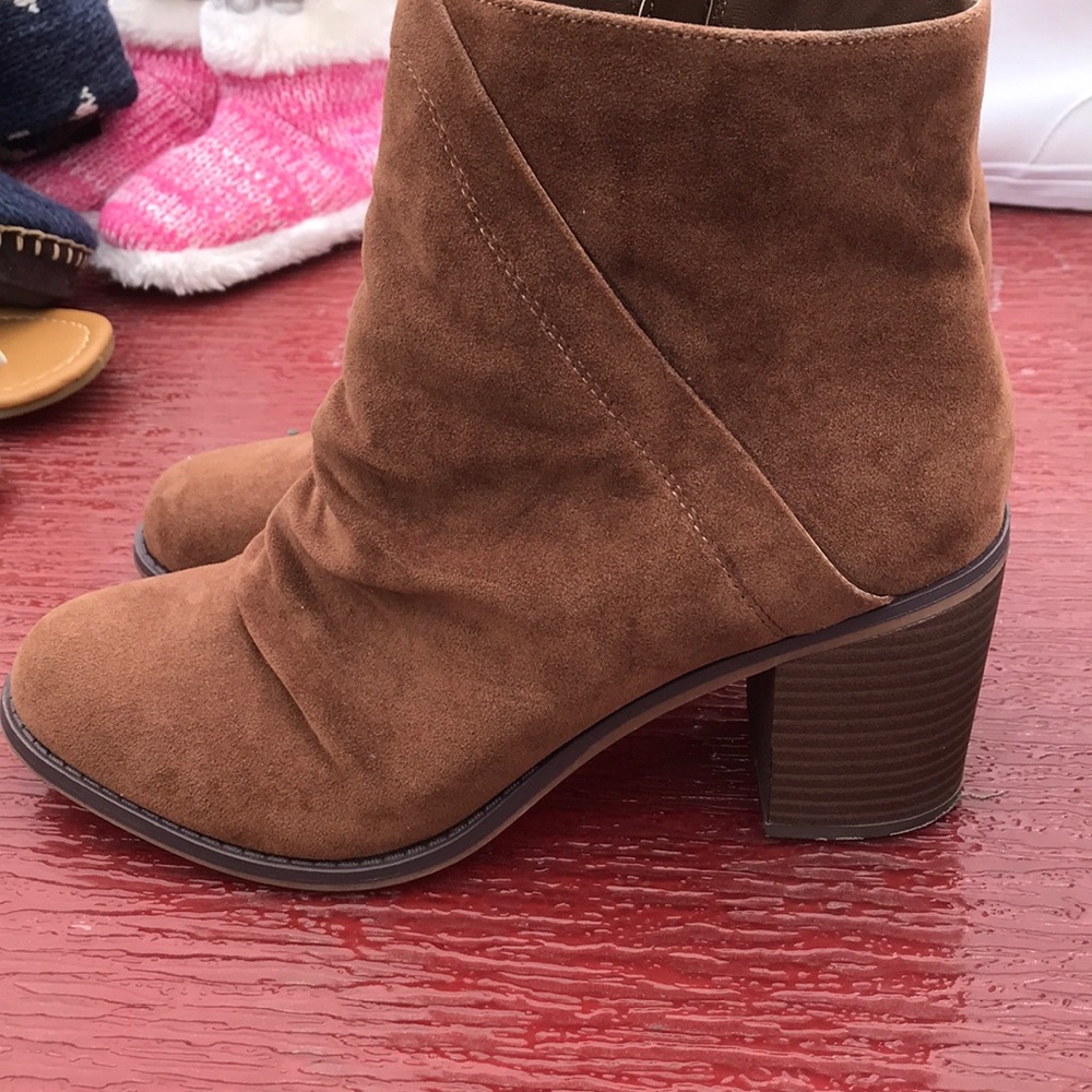 Brown booties!
